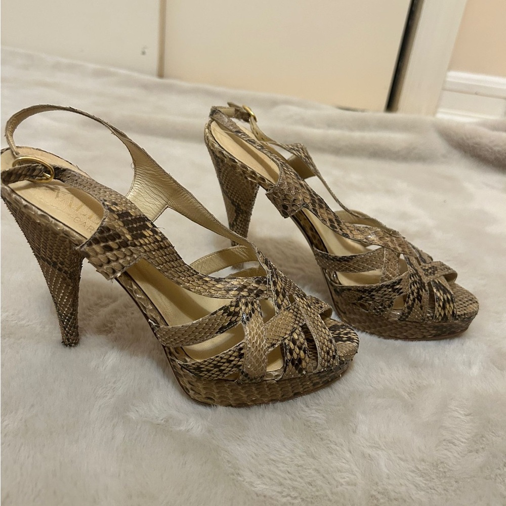 Valentino Python Leather Heels - image 3